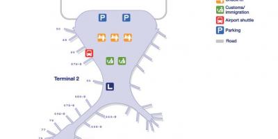 Terminal 2 Mumbai aeroporto mapa