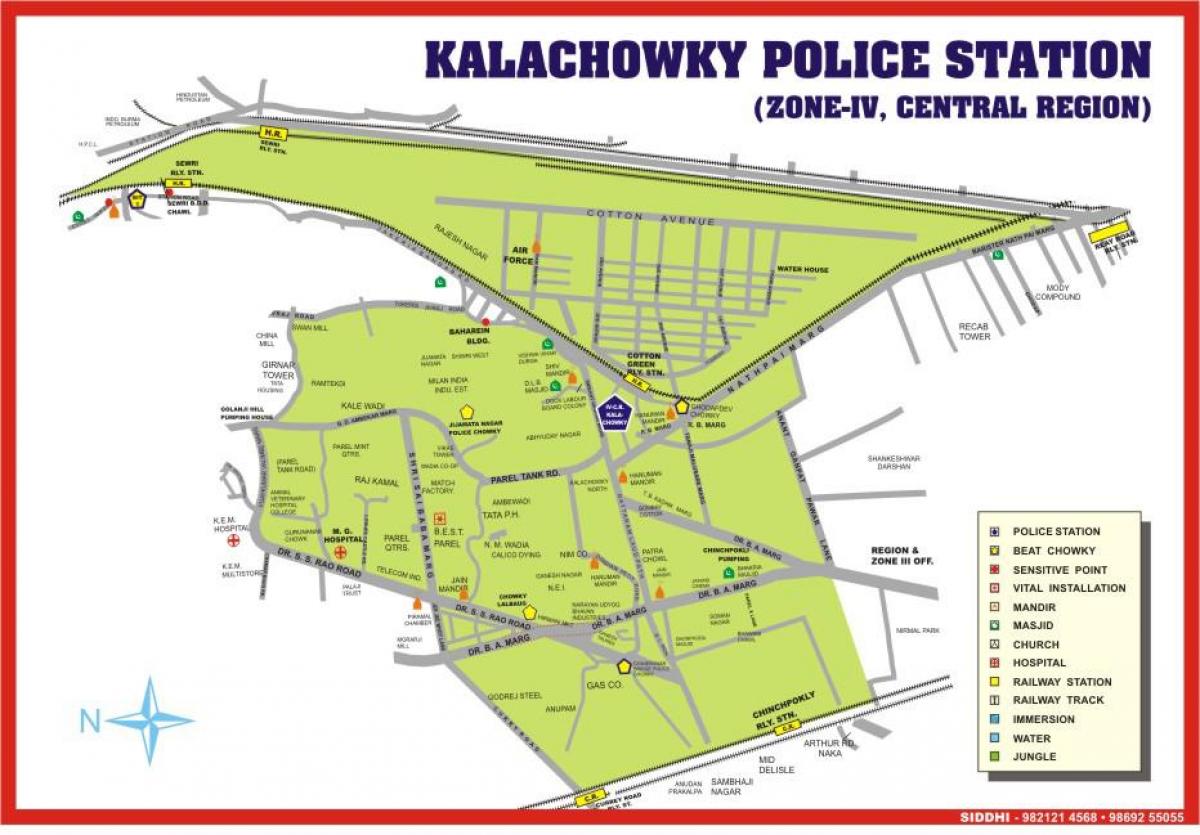 mapa de Kalachowki Mumbai