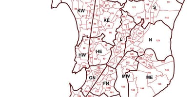 Mumbai mapa área sabio