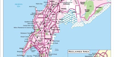 Mumbai ruta de autobús mapa